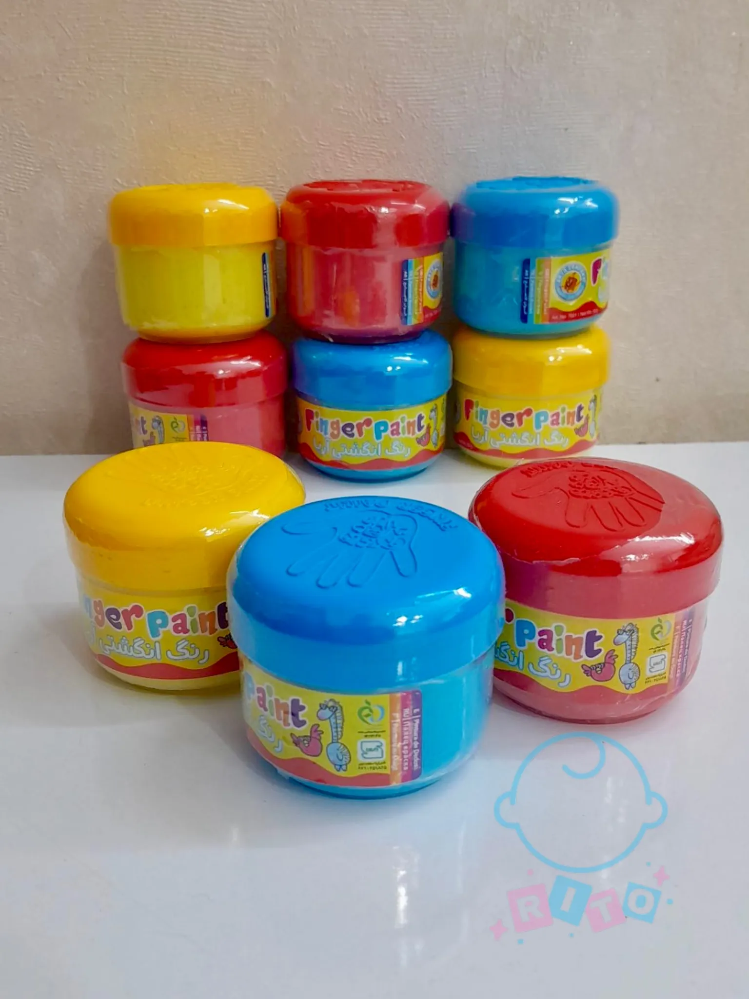 رنگ انگشتی آریا ۳رنگ